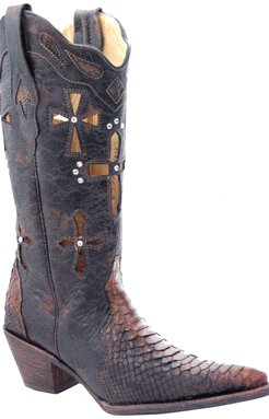 corral python cross boots