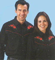 matching western shirts for couples