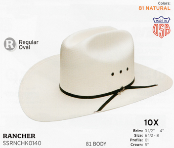 stetson rancher 10x