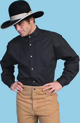 collarless western shirts