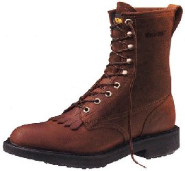 Wolverine kiltie hotsell lacer boots