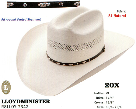 Resistol Hats - Western Straw Hats and Fashionable Straw Cowboy Hats